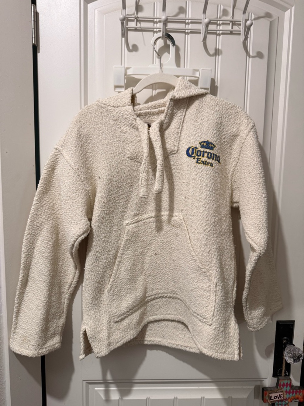Corona Extra Cream Sherpa Pullover Hoodie
